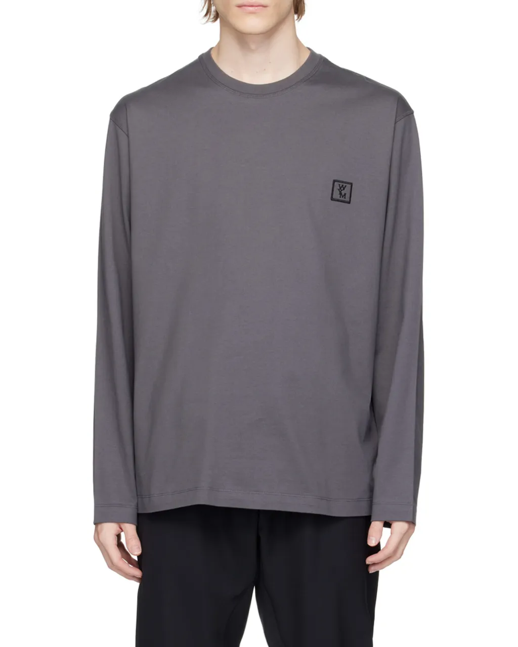 Embossed Long-Sleeved T-Shirt