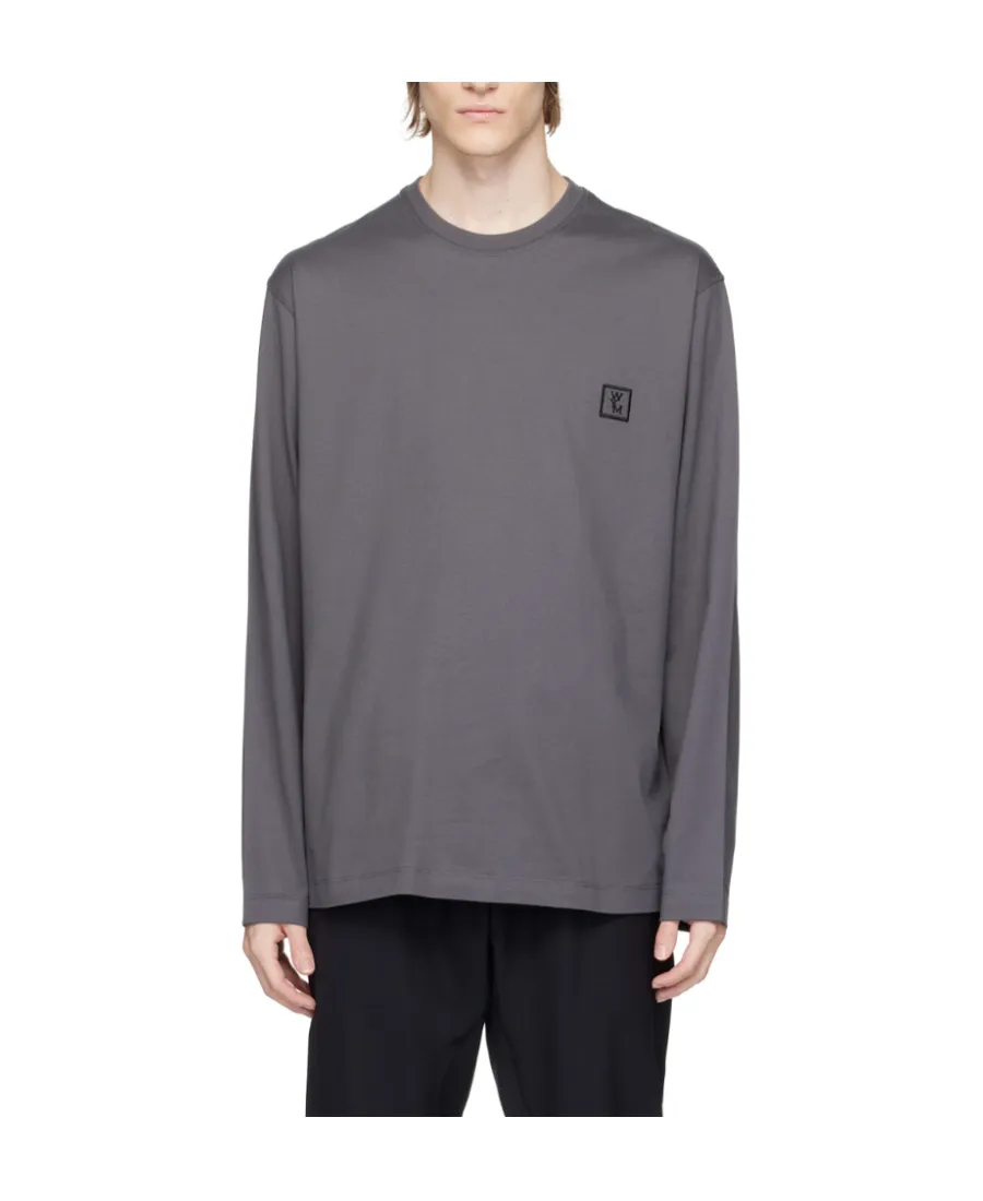 Embossed Long-Sleeved T-Shirt