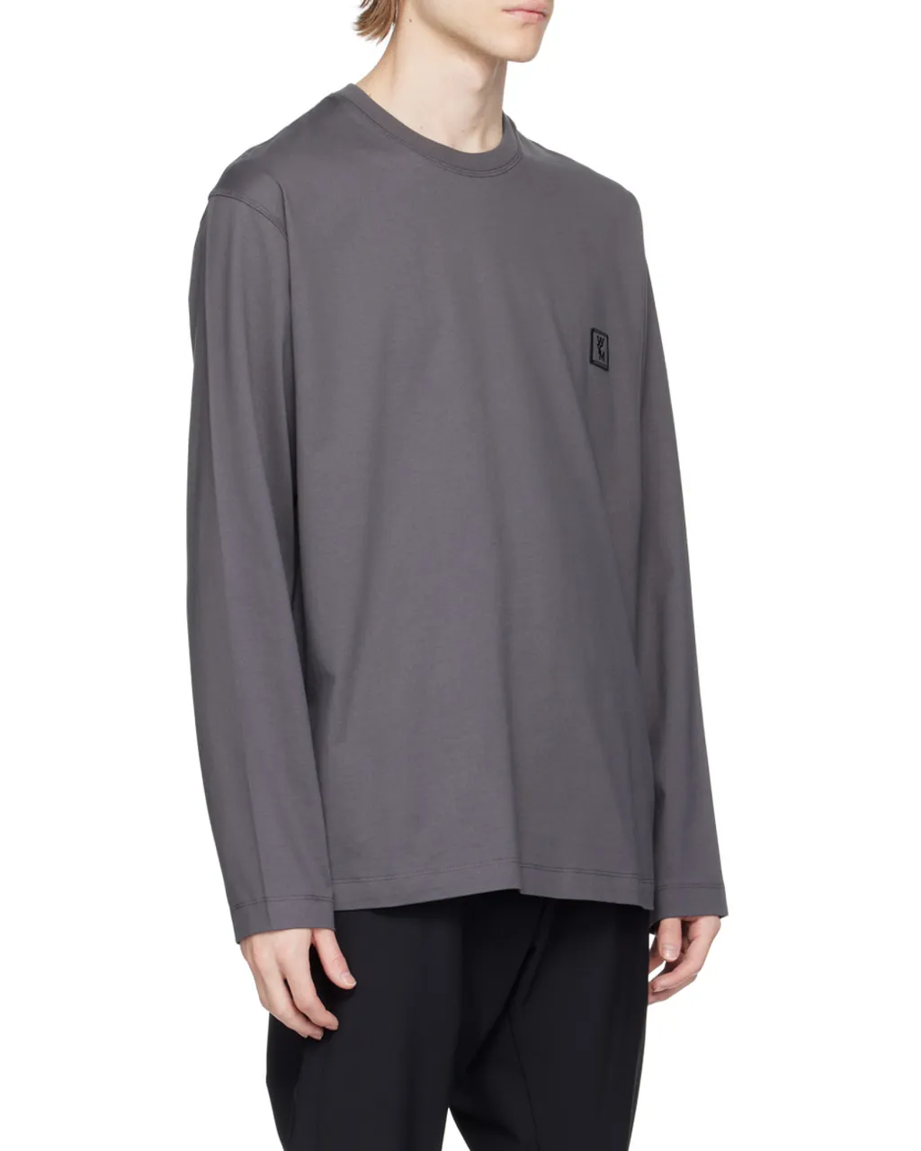 Embossed Long-Sleeved T-Shirt