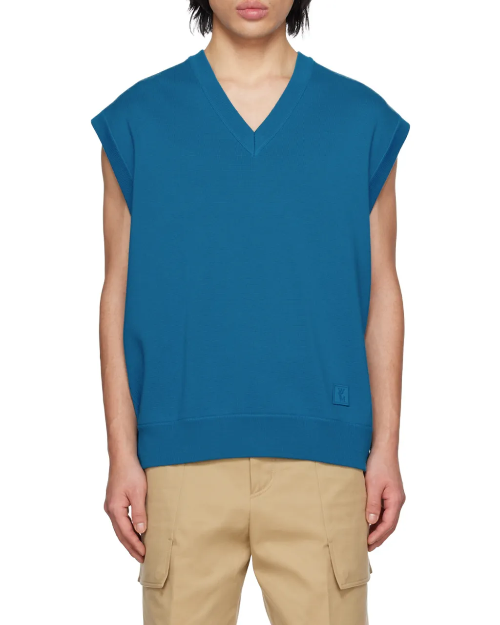 V-Neck Knitted Vest