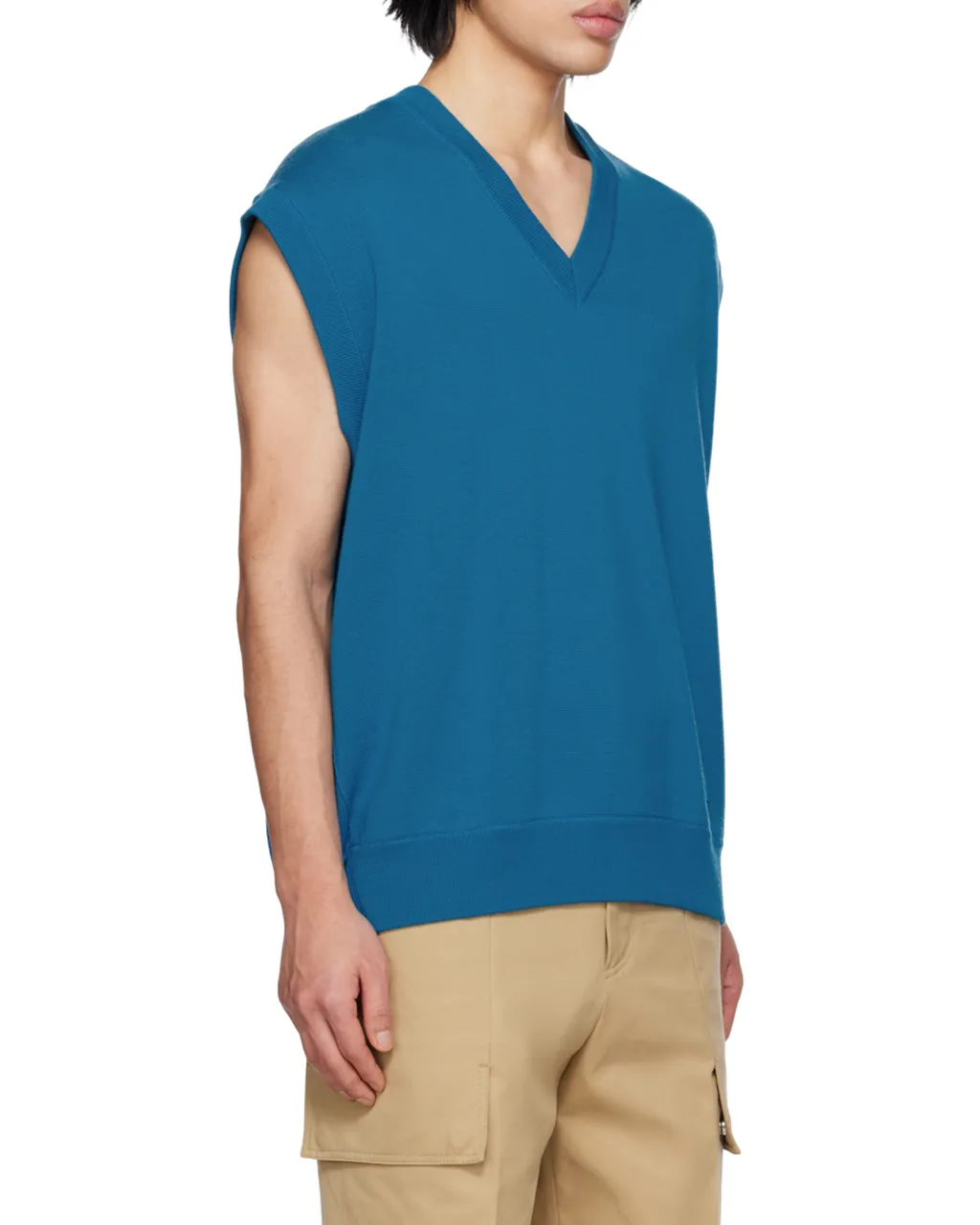 V-Neck Knitted Vest