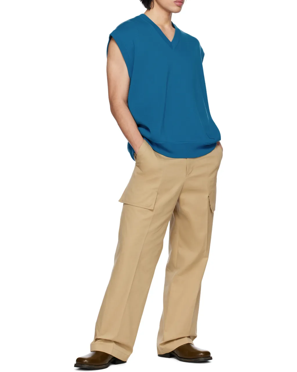 V-Neck Knitted Vest