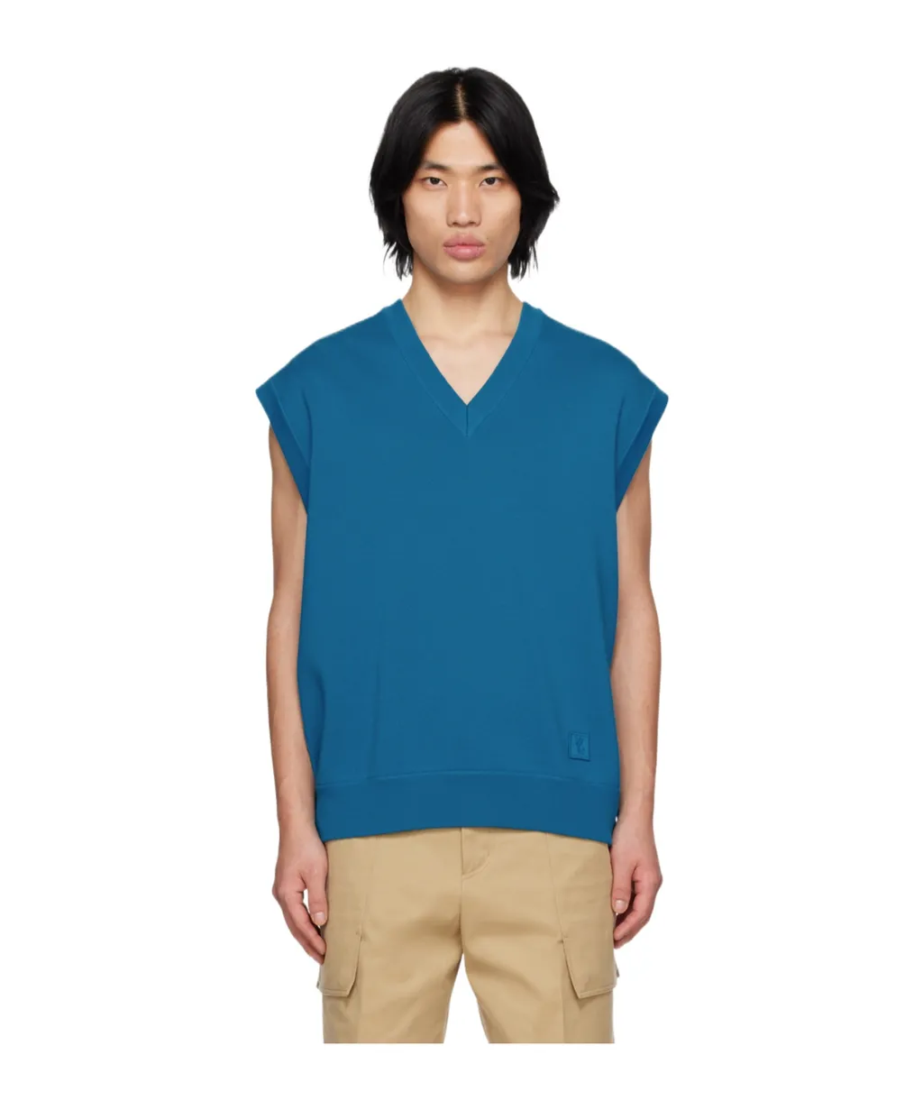 V-Neck Knitted Vest