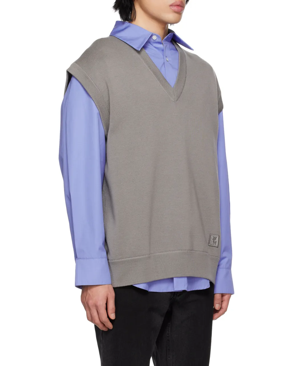 V-Neck Knitted Vest