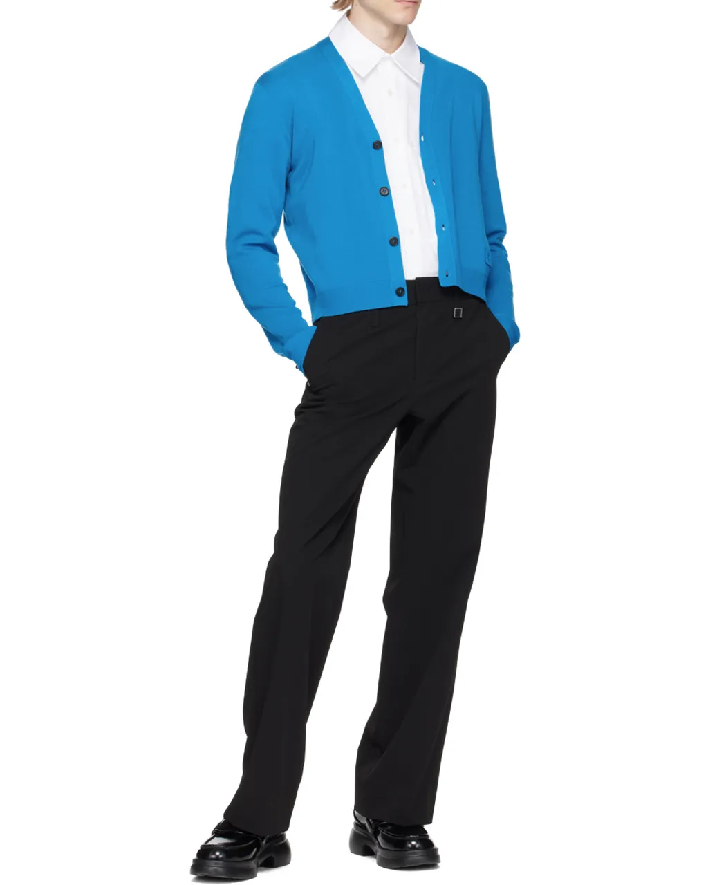 Button Long-Sleeved Cardigan