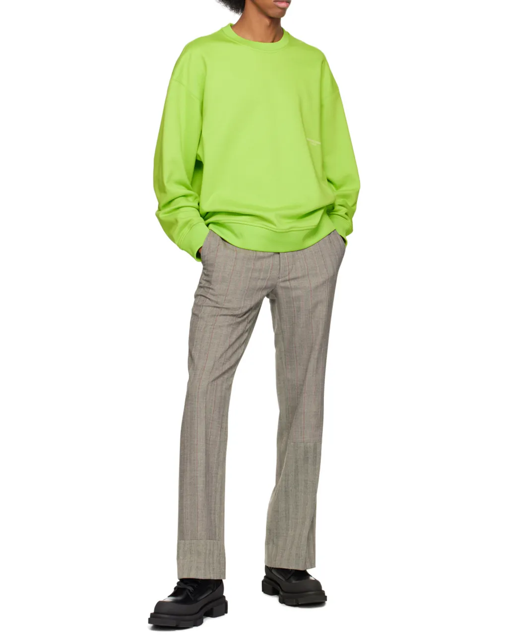 Printed Long-Sleeved Sweater