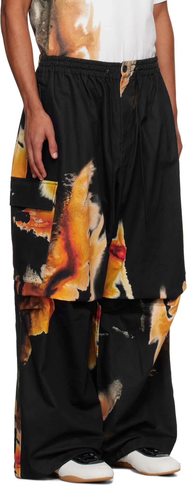 Abstract-Pattern Trousers