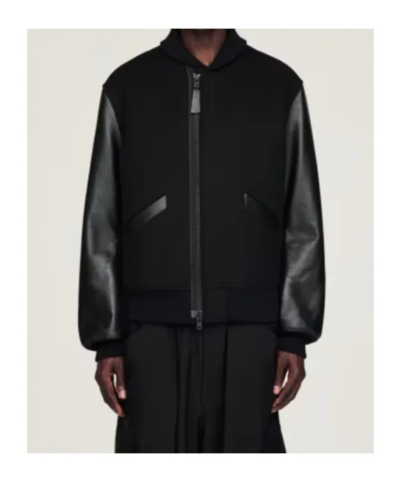 X Yohji Yamamoto Ribbed Bomber Jacket