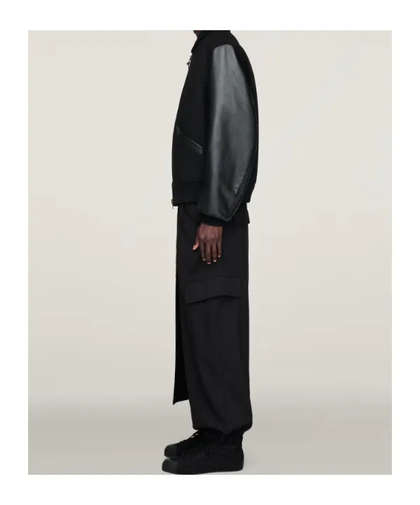 X Yohji Yamamoto Ribbed Bomber Jacket