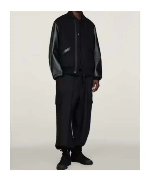 X Yohji Yamamoto Ribbed Bomber Jacket