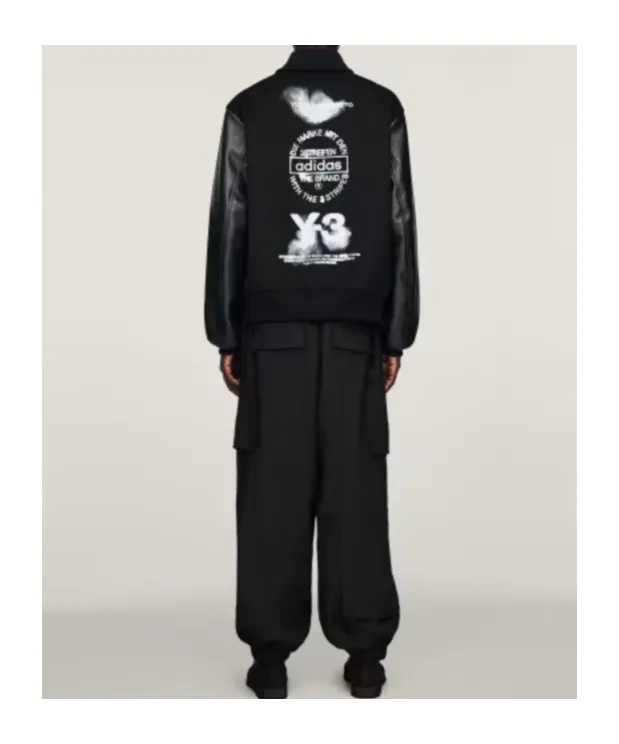X Yohji Yamamoto Ribbed Bomber Jacket
