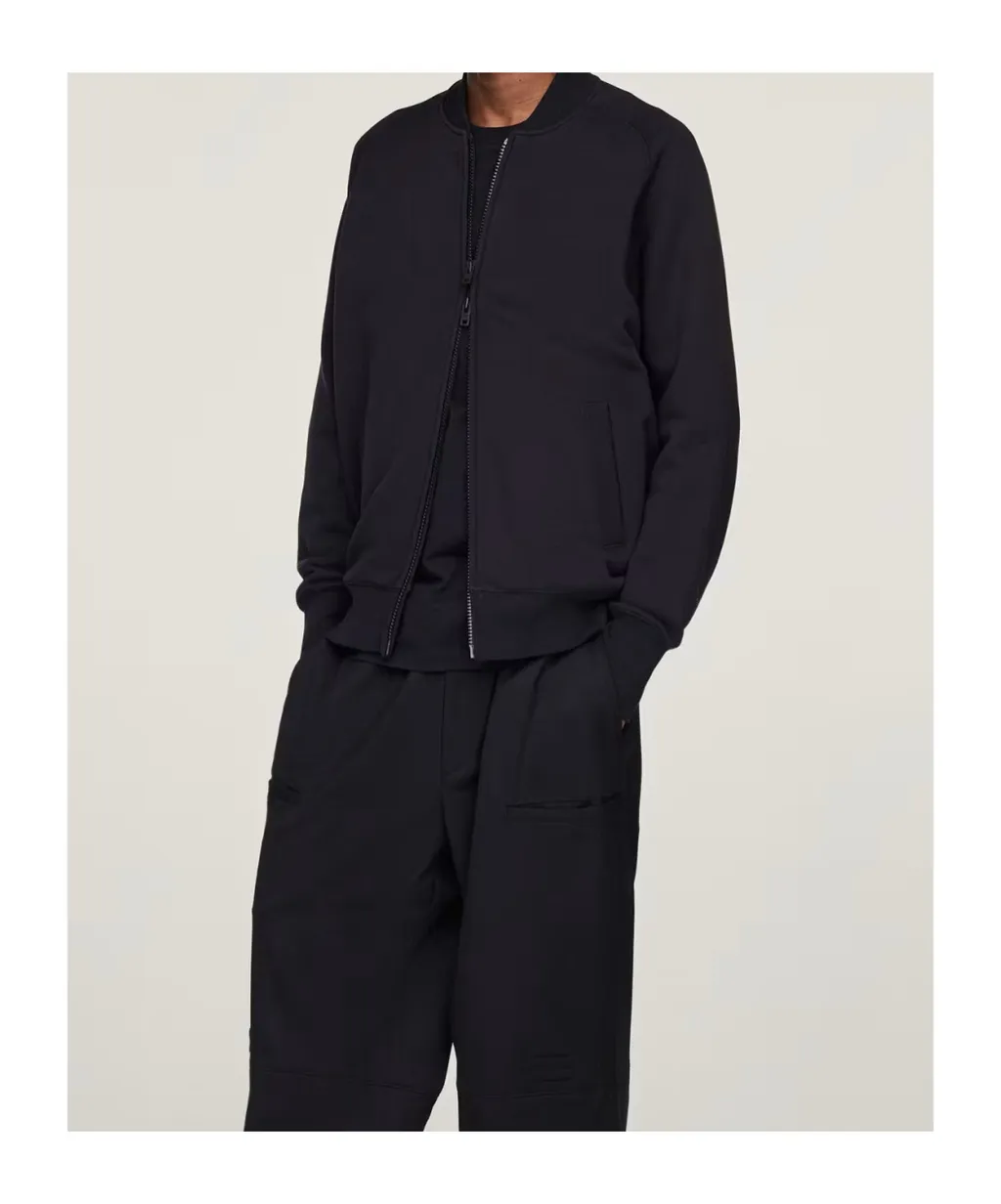 Ft Track Zip-Front Ribbed-Cuff Sweatshirt