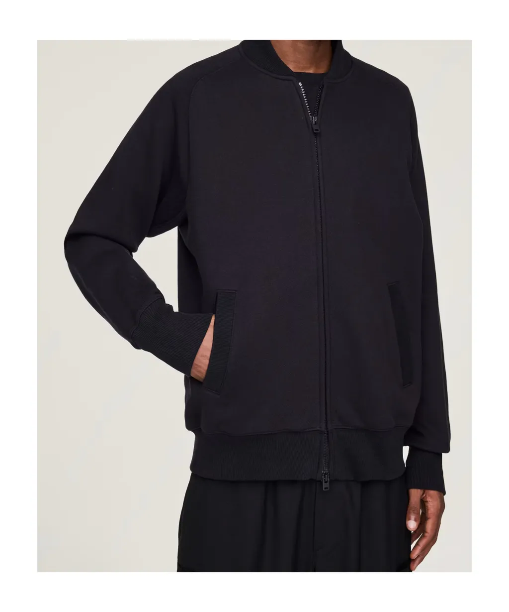 Ft Track Zip-Front Ribbed-Cuff Sweatshirt
