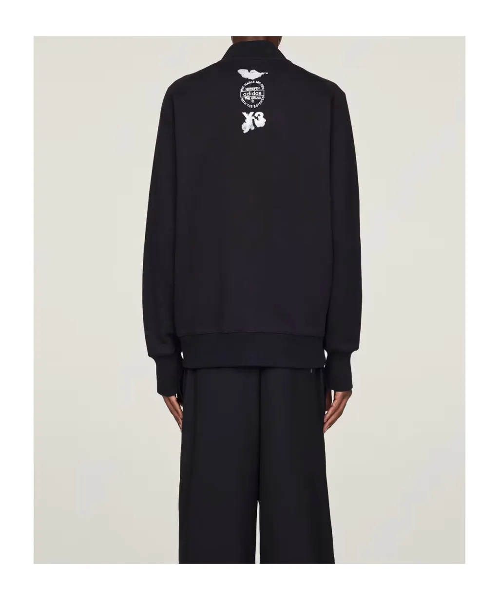 Ft Track Zip-Front Ribbed-Cuff Sweatshirt