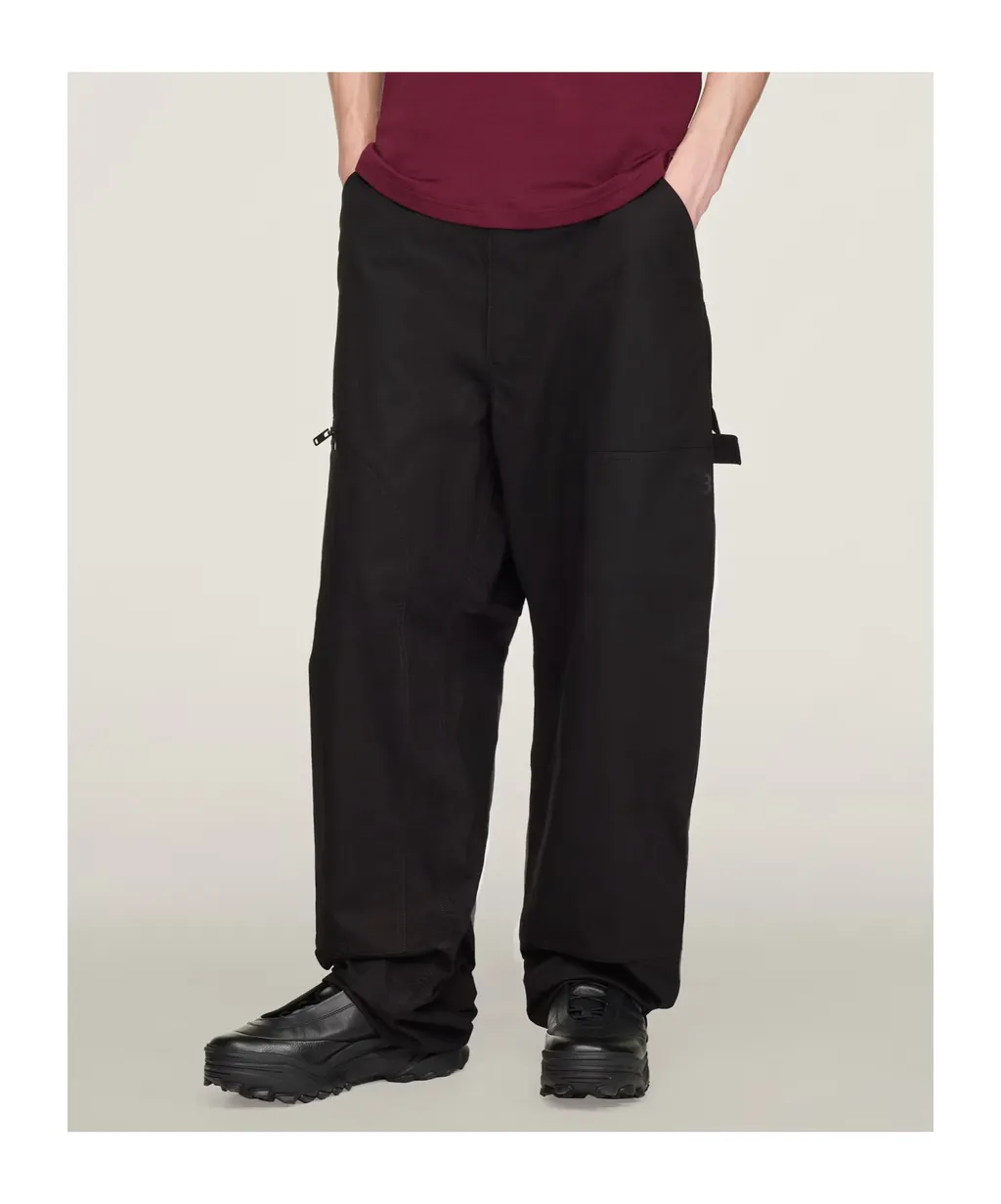 Buckle-Fastening Panelled Trousers