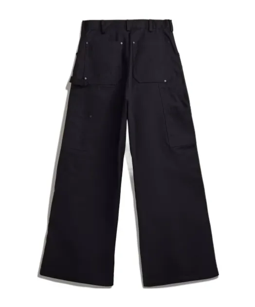 Cargo-Pocket Zip-Detail Trousers