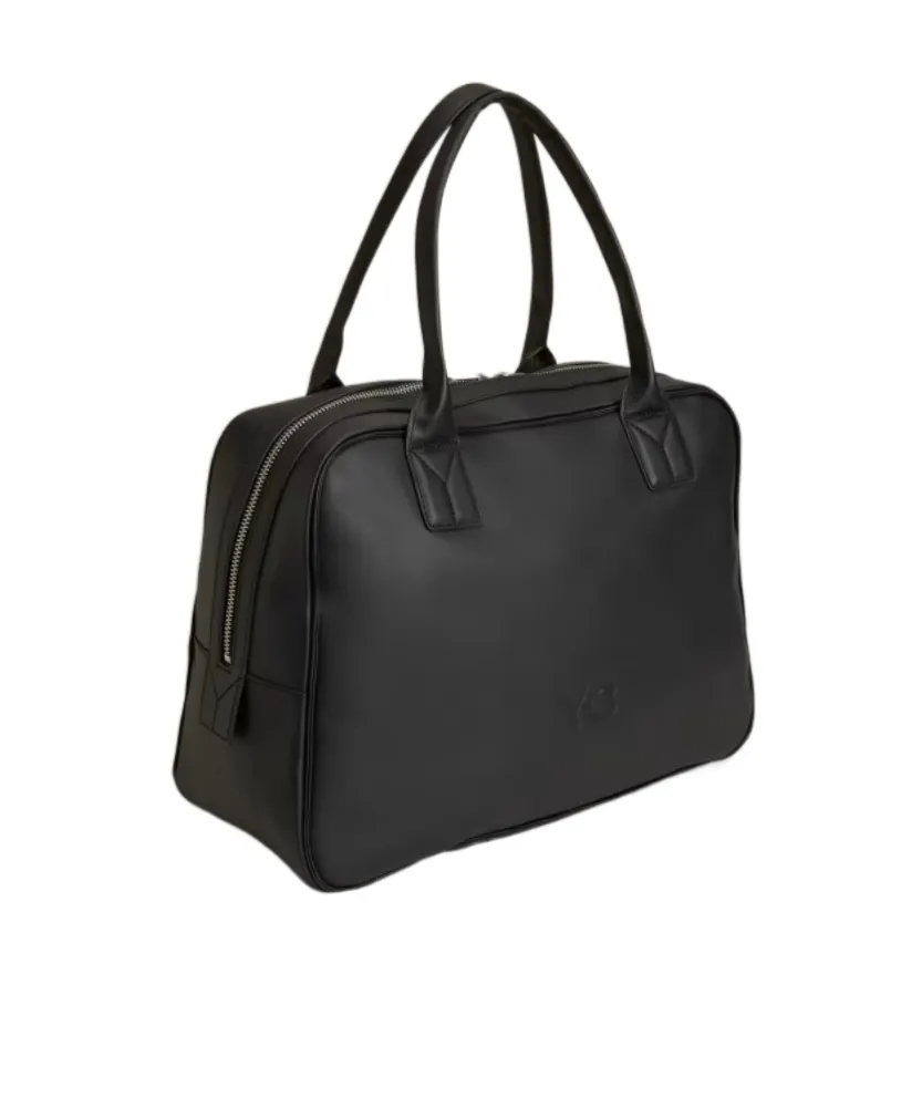 Medium Debossed-Logo Shoulder Bag