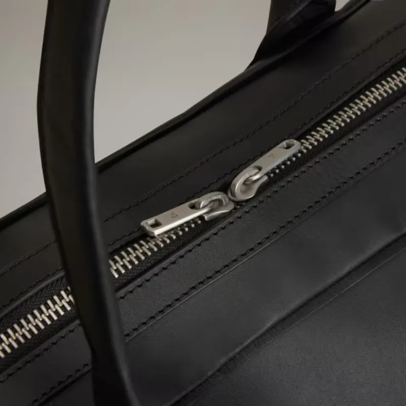 Medium Debossed-Logo Shoulder Bag