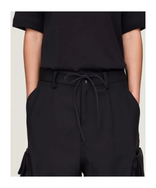 Drawstring Cargo Trousers