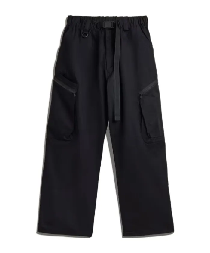 Pleated-Details Cargo Trousers