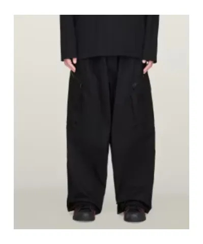 Pleated-Details Cargo Trousers