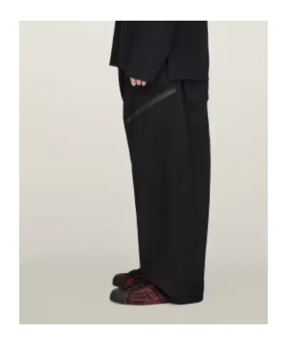 Pleated-Details Cargo Trousers