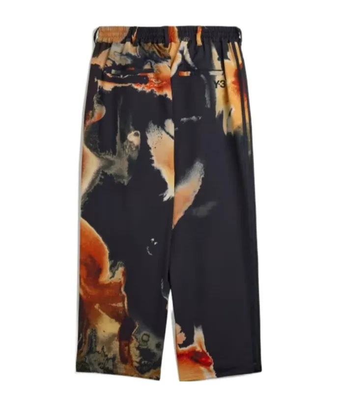 Abstract-Print Trousers