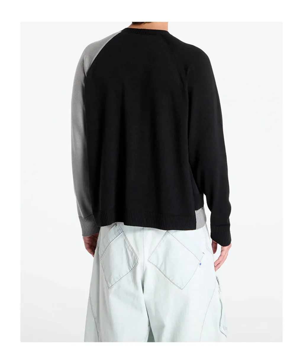 Logo Embossed Crewneck Knitted Jumper