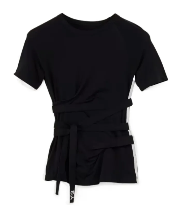 3-Striped Drawstring T-Shirt