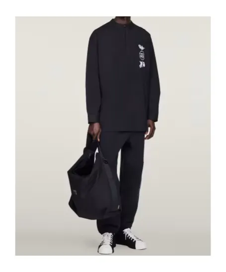 Long-Sleeve Polo Shirt
