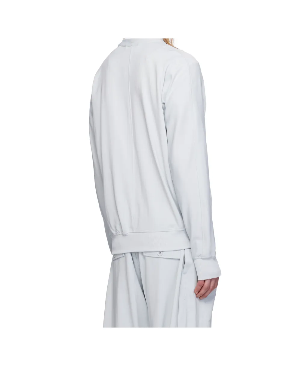 Three-Stripes Logo-Print Sweatshirt