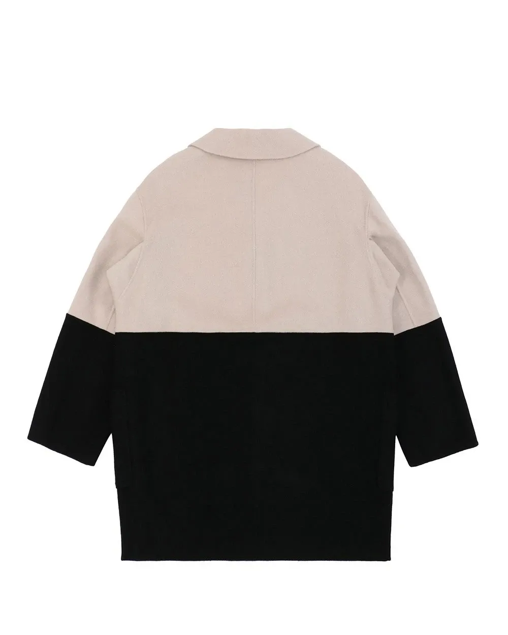 Wool Patchwork Coat