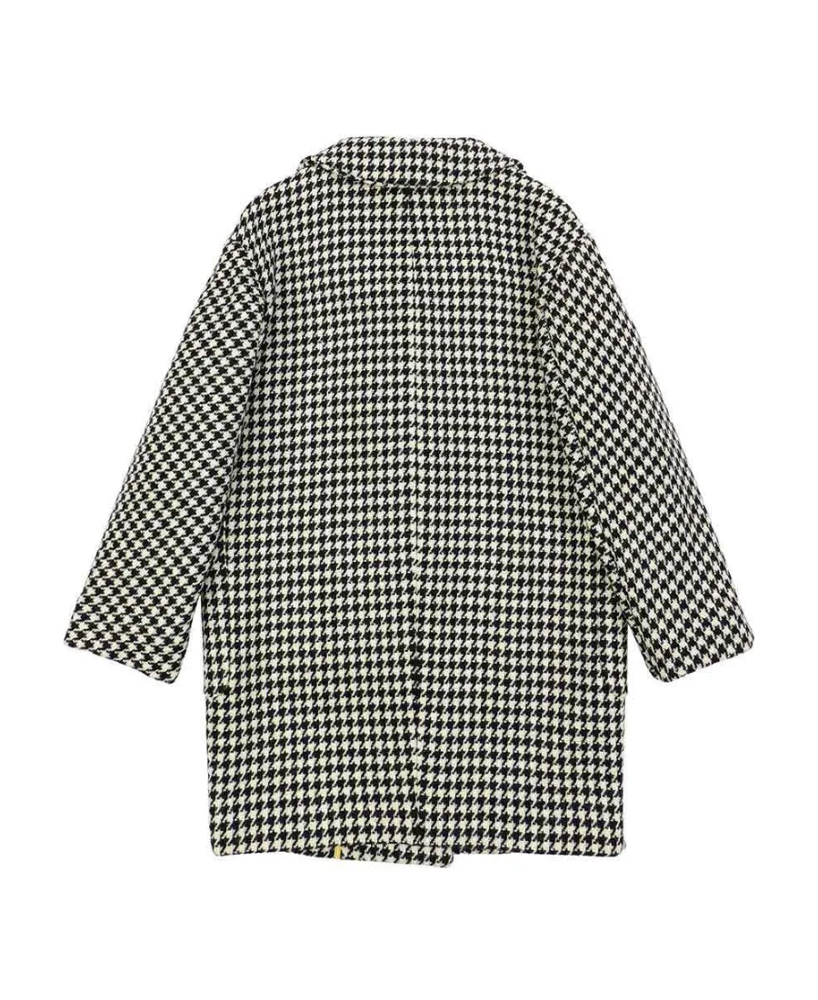 Logo Houndstooth Coat
