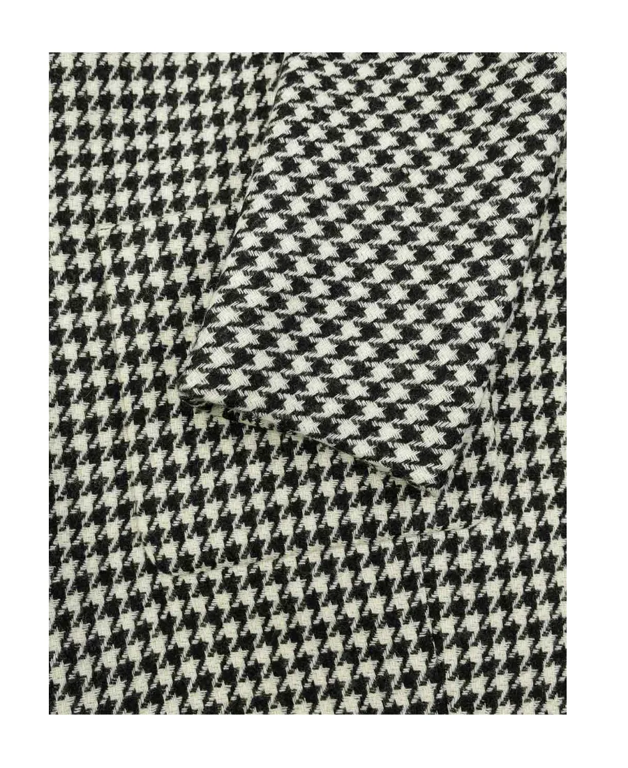 Logo Houndstooth Coat