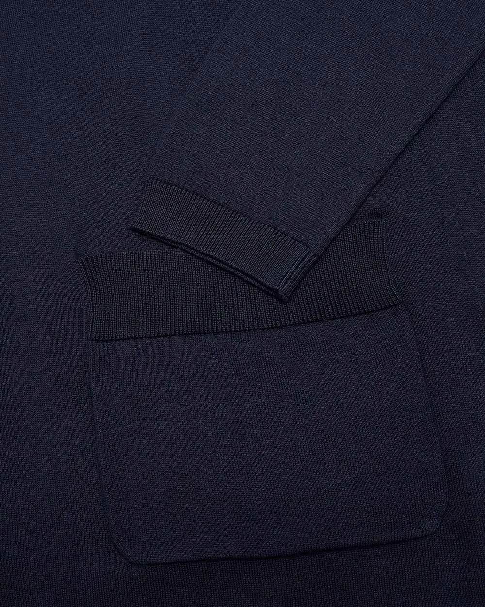Long-Sleeved Knitted Cardigan
