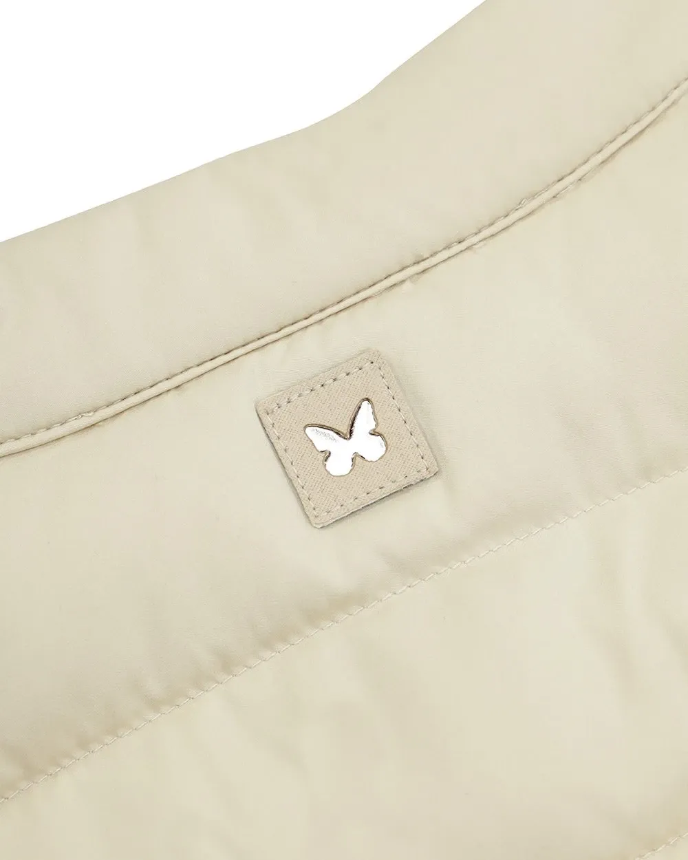 Logo Quilted Down Jacket