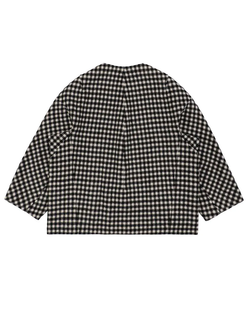 Plaid Double-Sided Short Coat