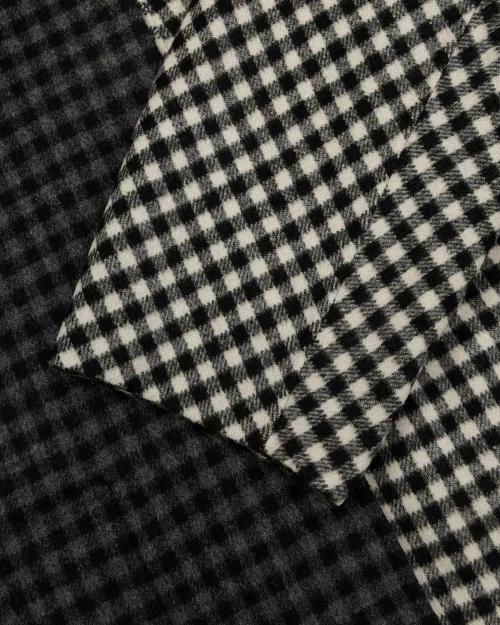 Plaid Double-Sided Short Coat