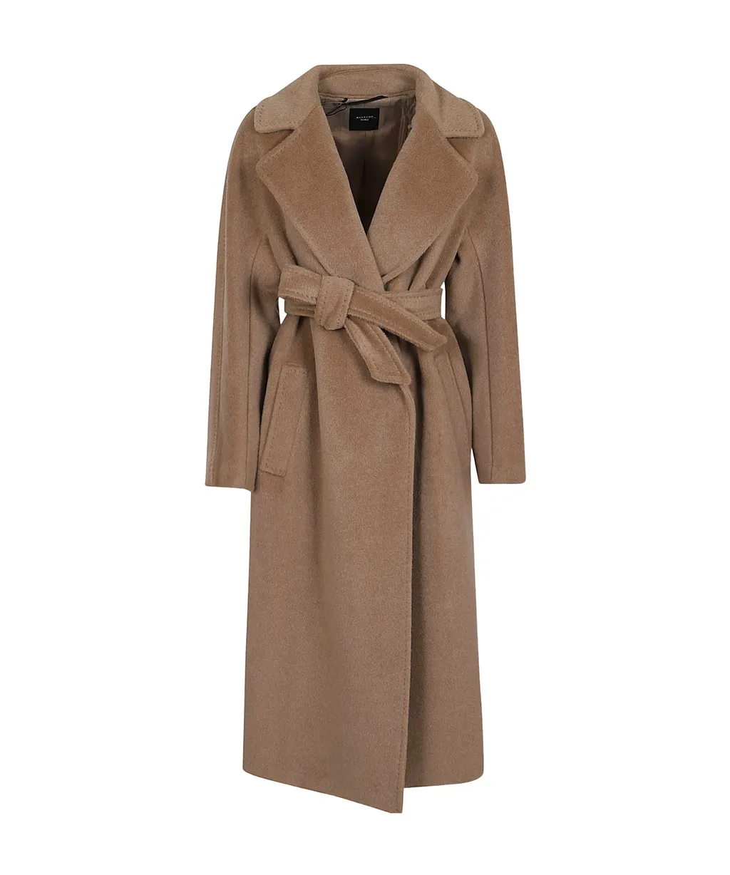 Tempera Belted-Waist Coat