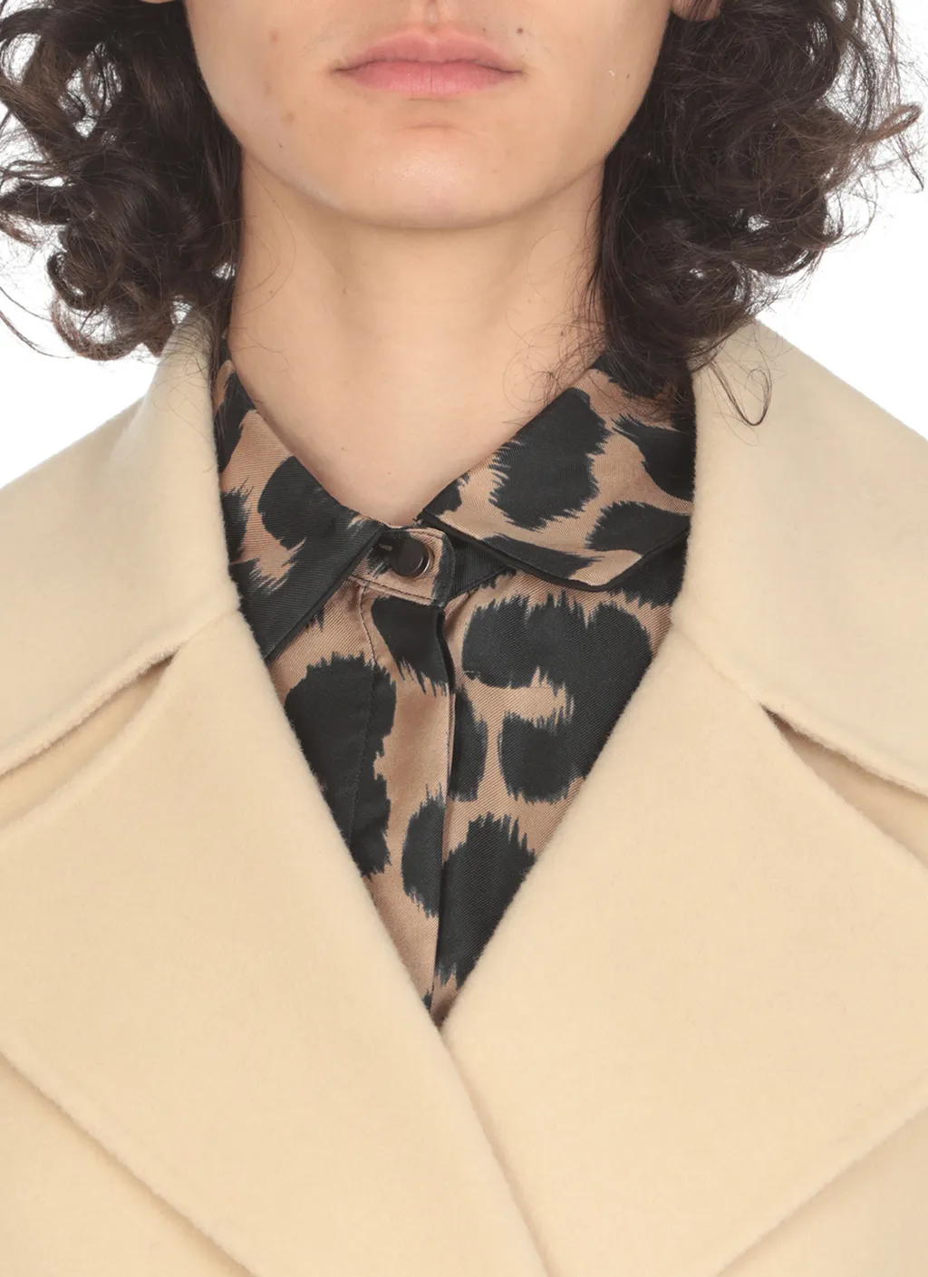 Belted Long-Sleeved Coat