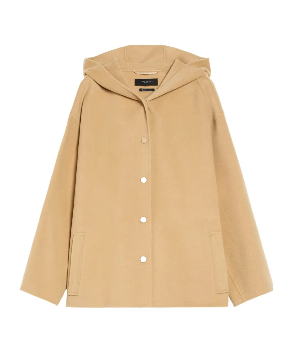Buttoned Long-Sleeved Coat