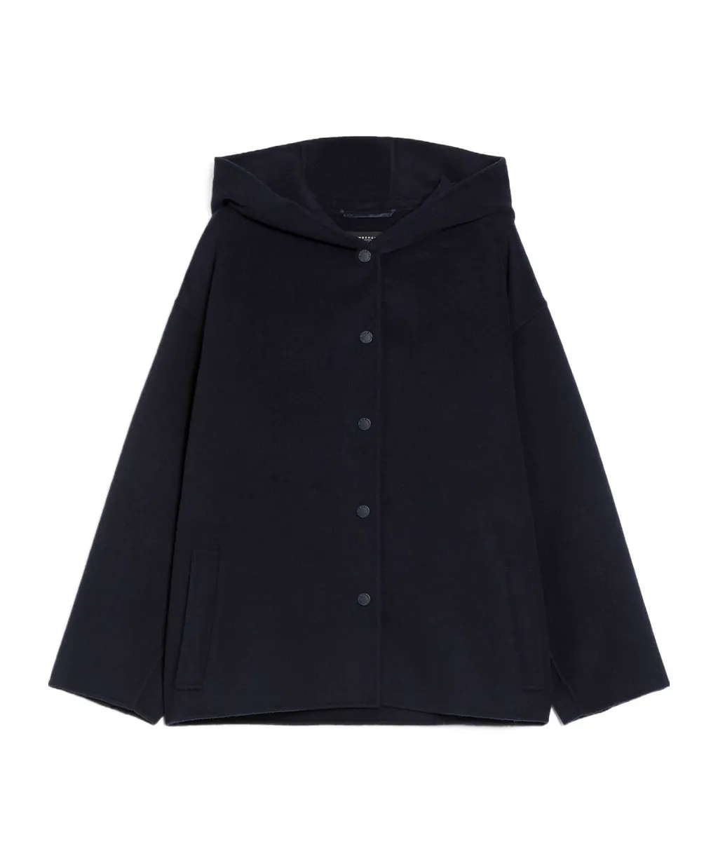 Buttoned Long-Sleeved Coat
