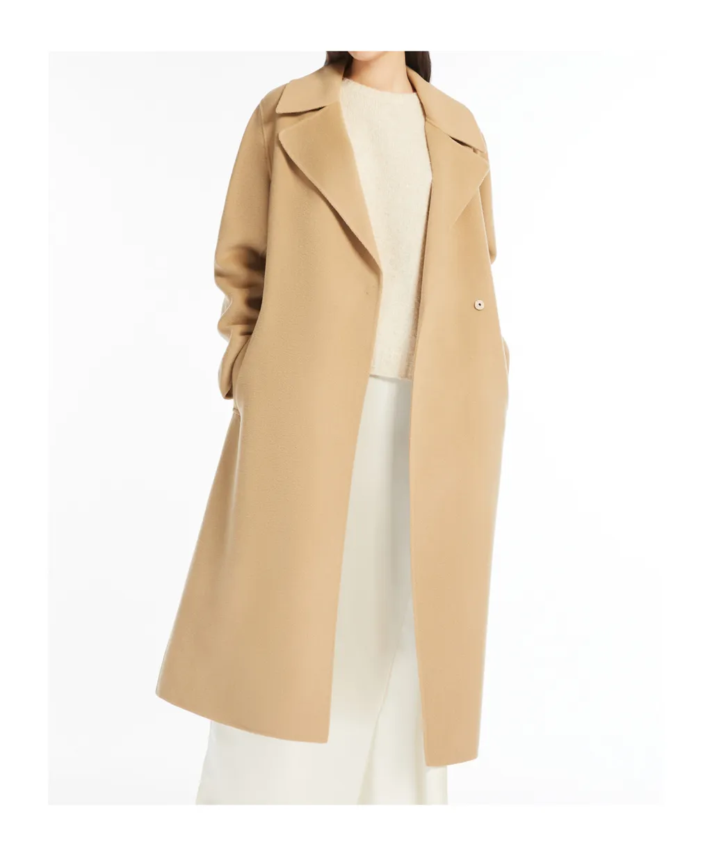 Belted Long-Sleeved Coat