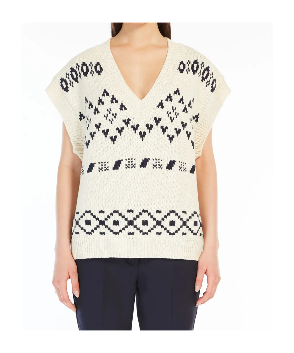 V-Neck Short-Sleeved Vest