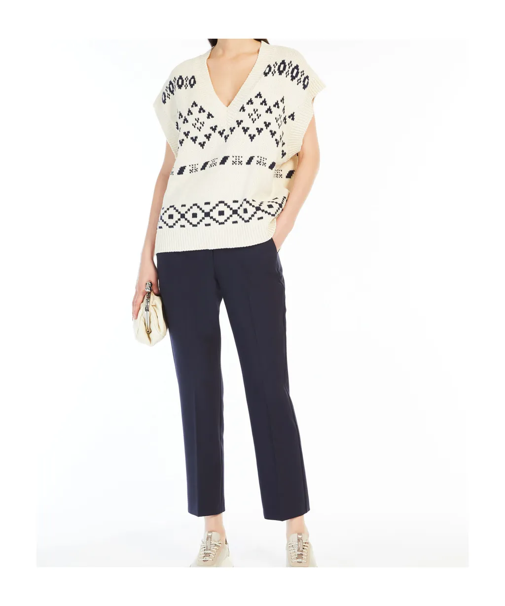 V-Neck Short-Sleeved Vest