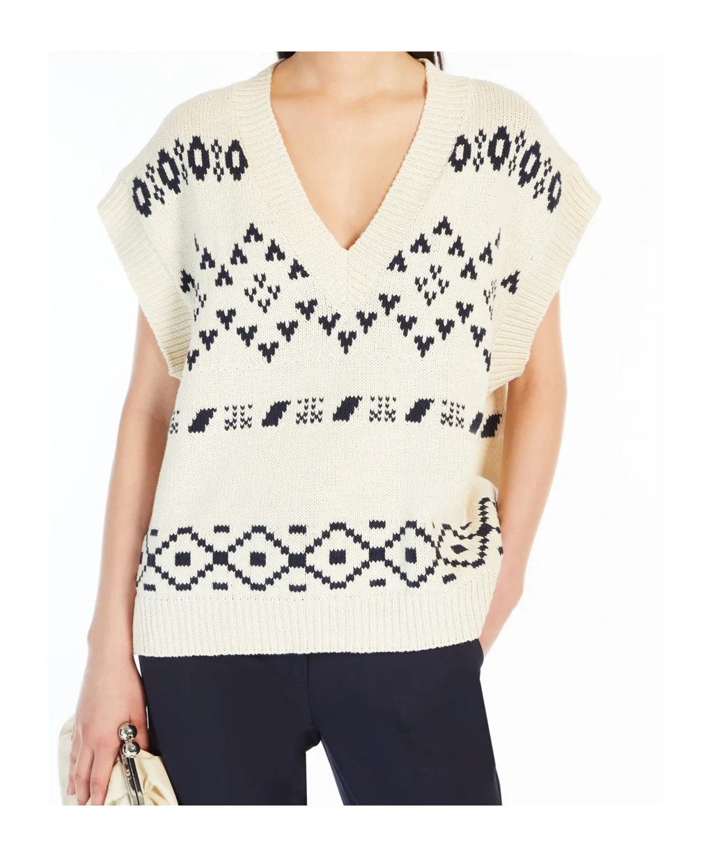 V-Neck Short-Sleeved Vest