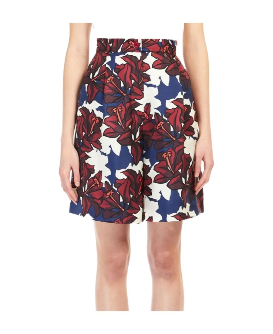 Logo Floral Shorts