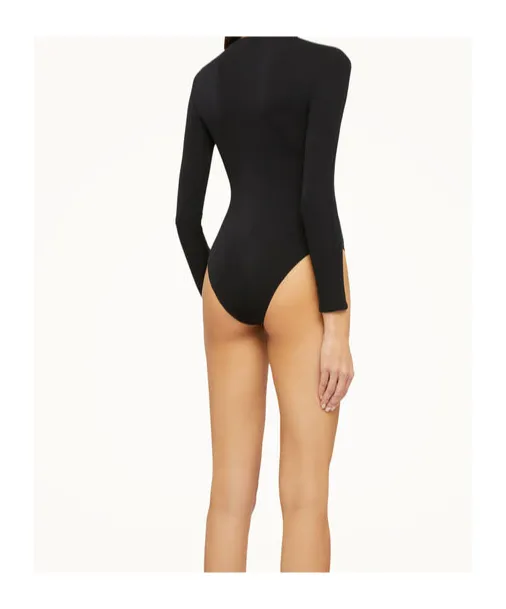 V-Neck Long-Sleeve Bodysuit