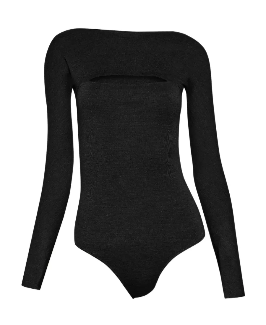 Cut-Out Virgin-Wool Top