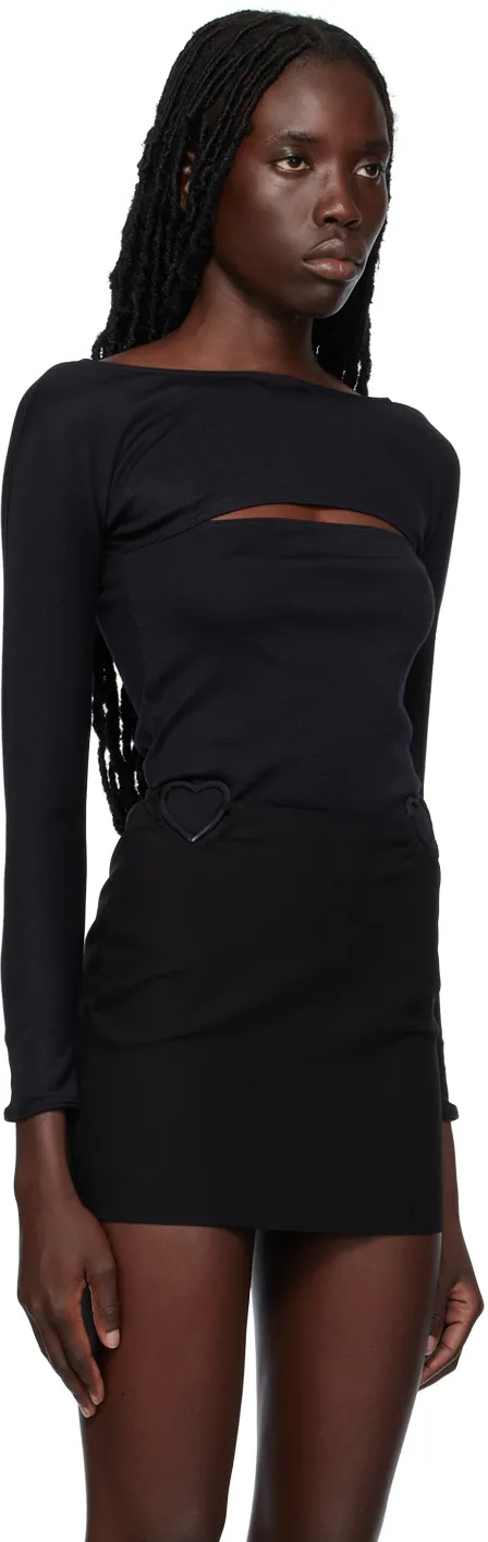 Cut-Out Virgin-Wool Top